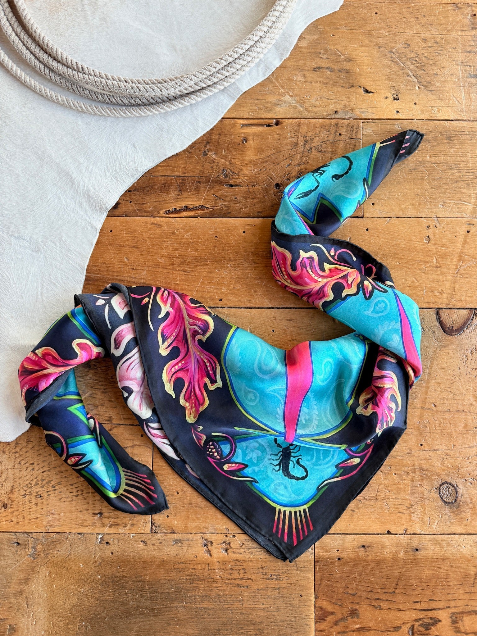 Sting Of Reality Silk Wild Rag – Savannah Sevens western life{&}style