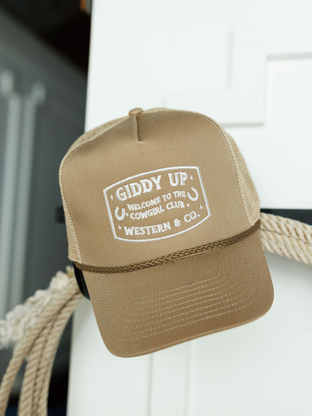 Giddy Up Cap {Tan}