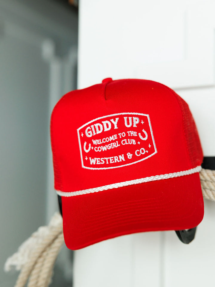 Giddy Up Cap {Red}