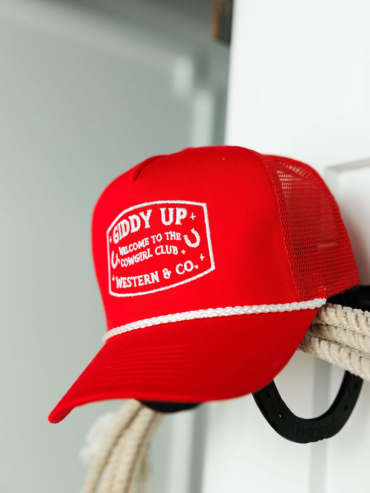 Giddy Up Cap {Red}