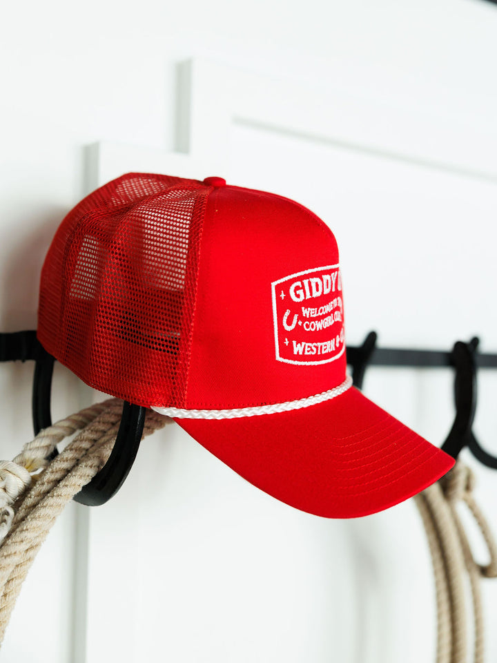 Giddy Up Cap {Red}
