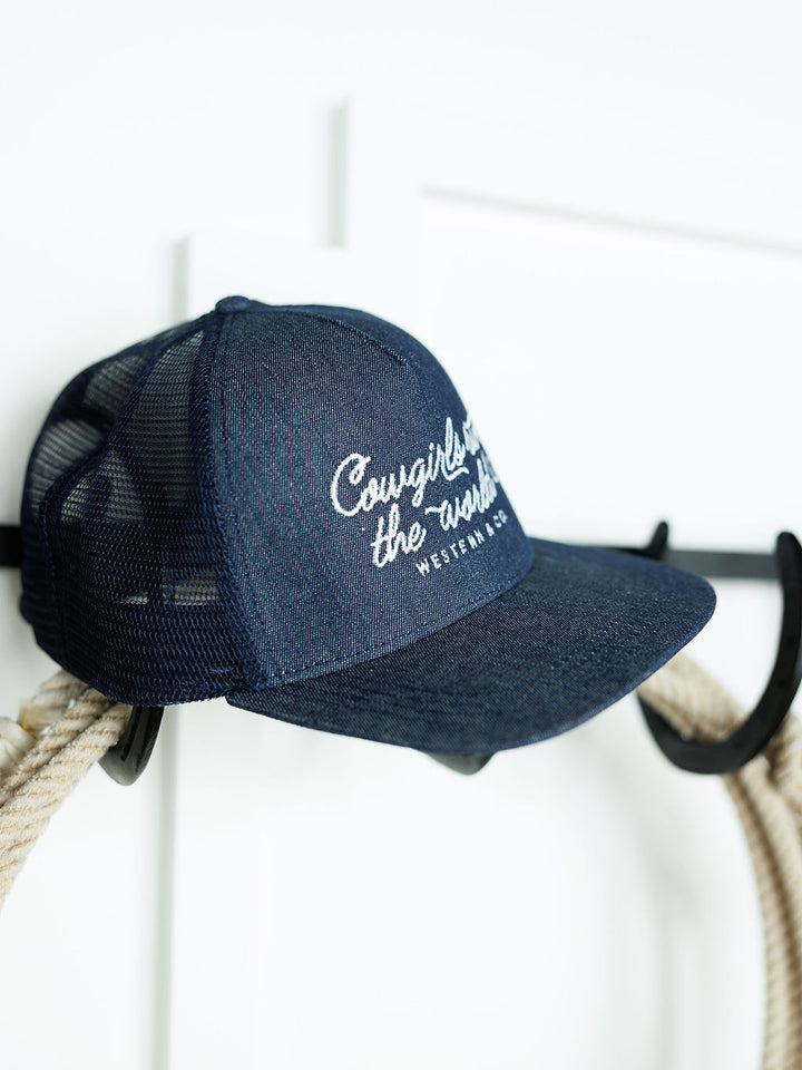 Run The World Cap {Denim}