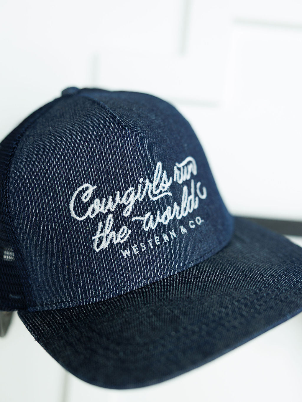 Run The World Cap {Denim}