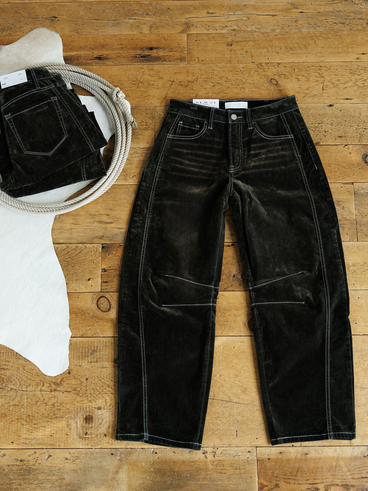 The Dally High Rise Barrel Jean