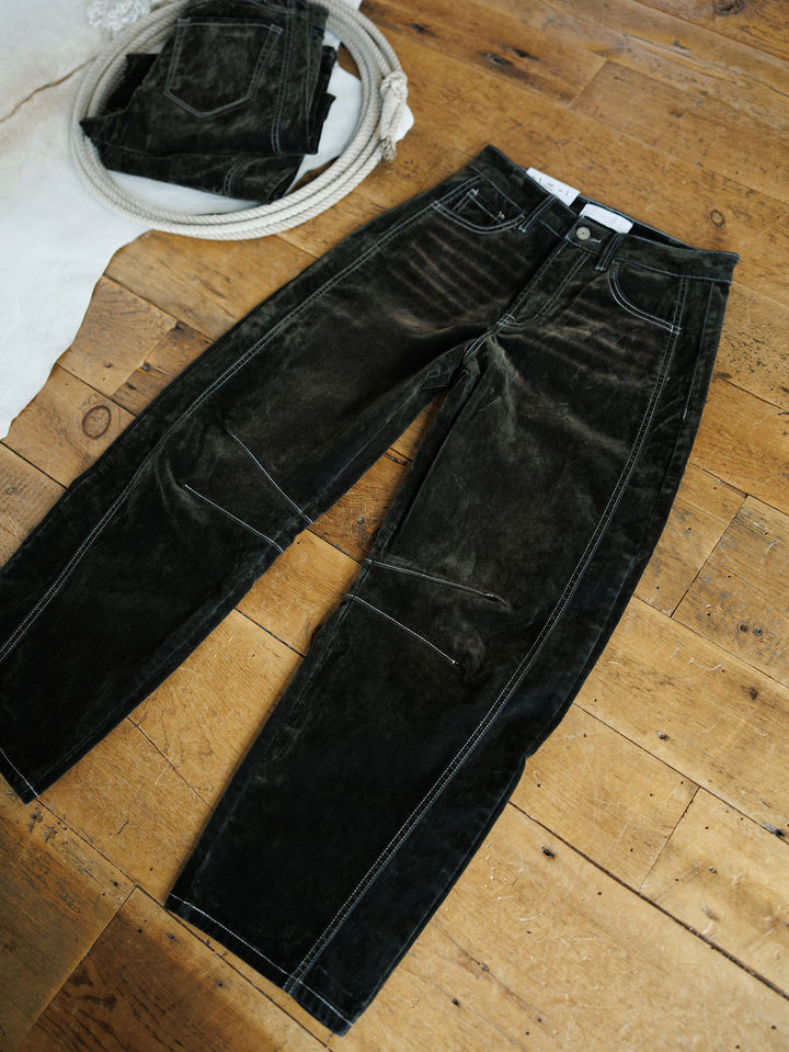 The Dally High Rise Barrel Jean