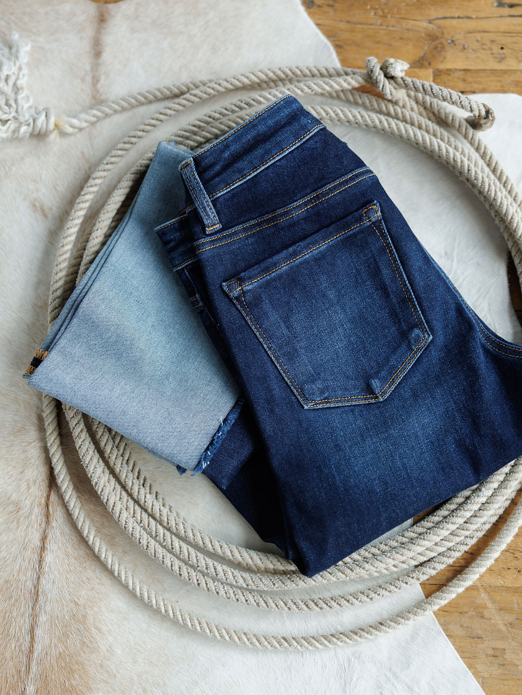 The Hollis High Rise Wide Leg Jean