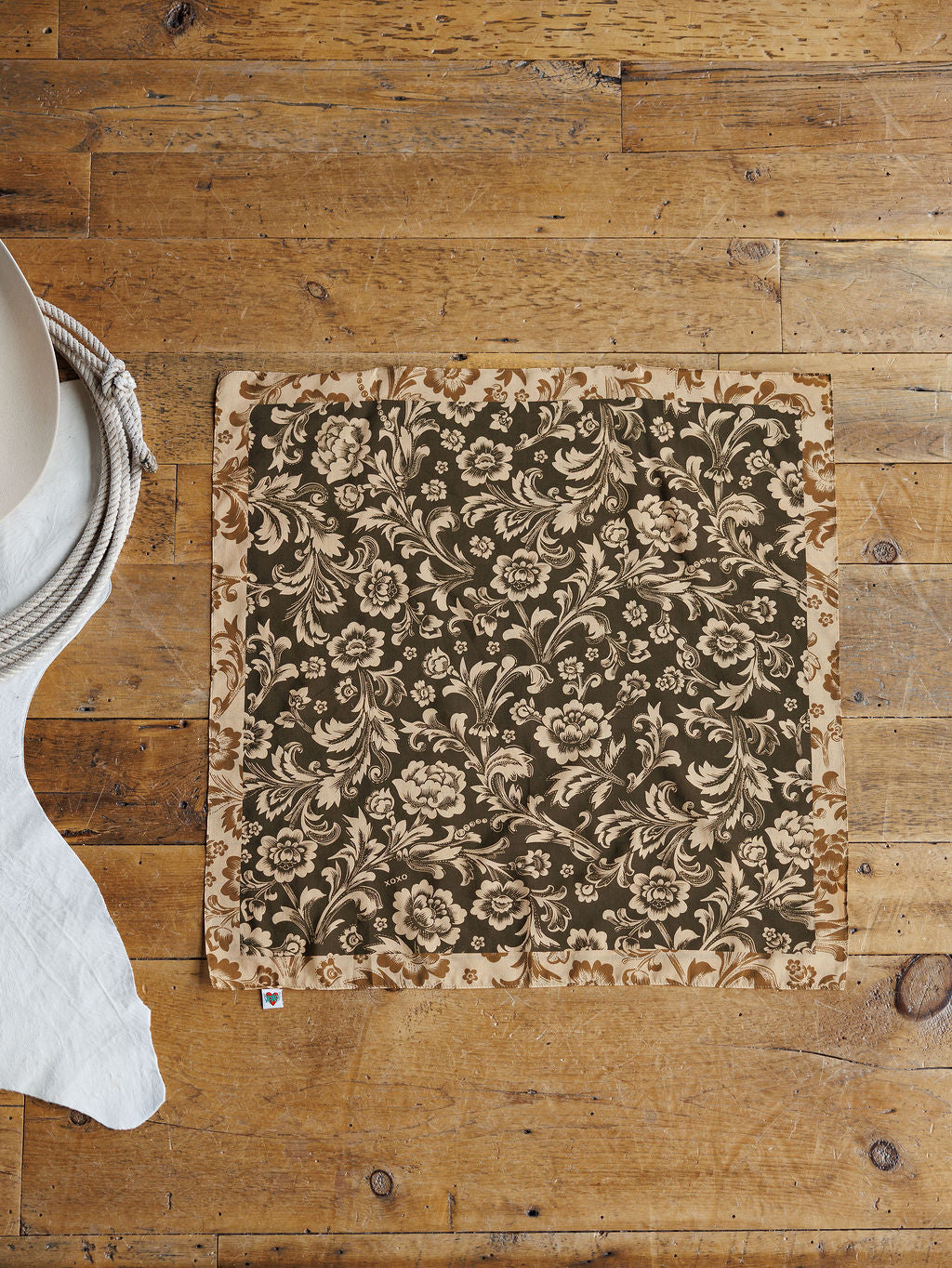 Western Floral Neck Scarf