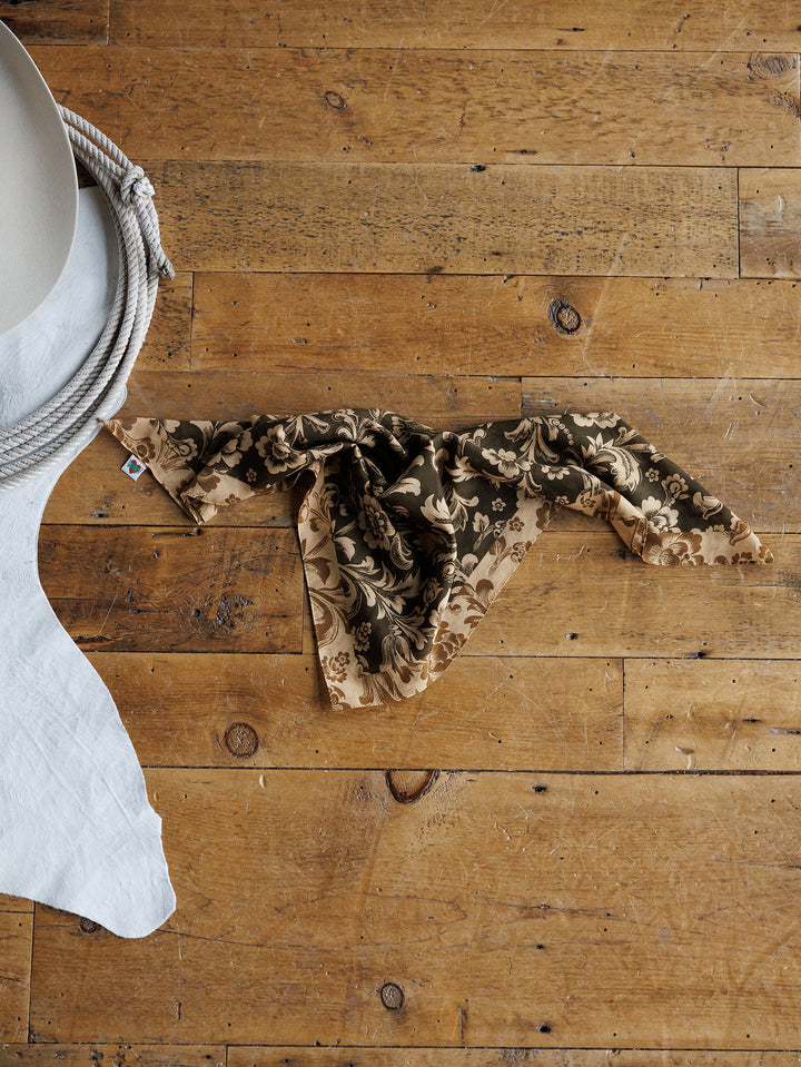 Western Floral Neck Scarf