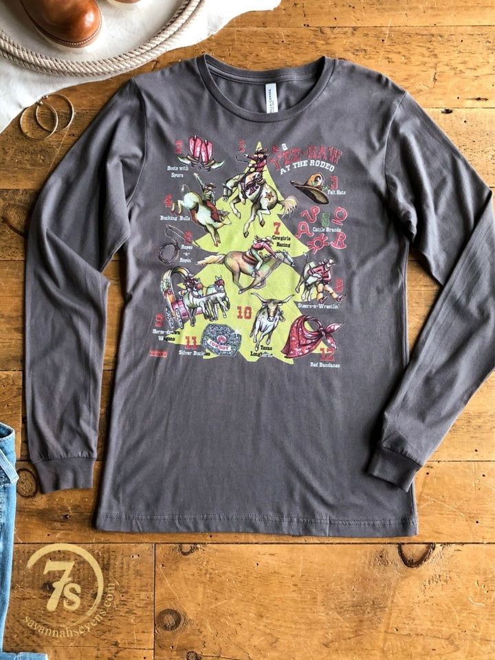 12 Days Of Cowboy Christmas Graphic Tee