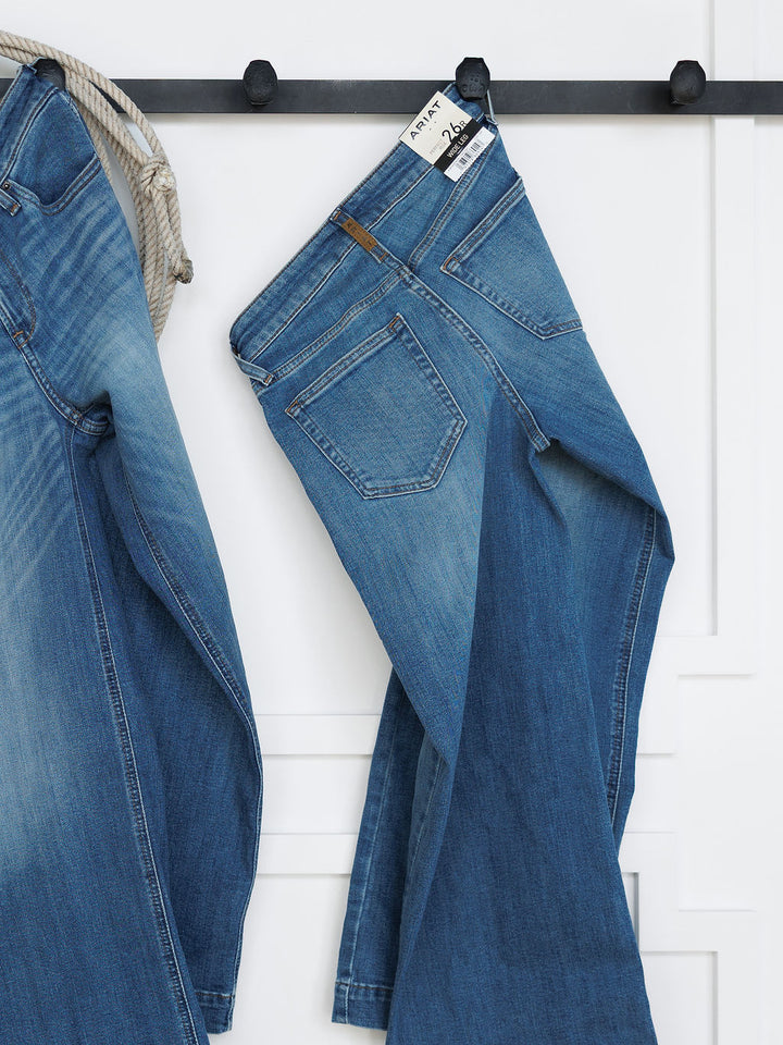 The Sadie Perfect Rise Wide Leg Crop Jean