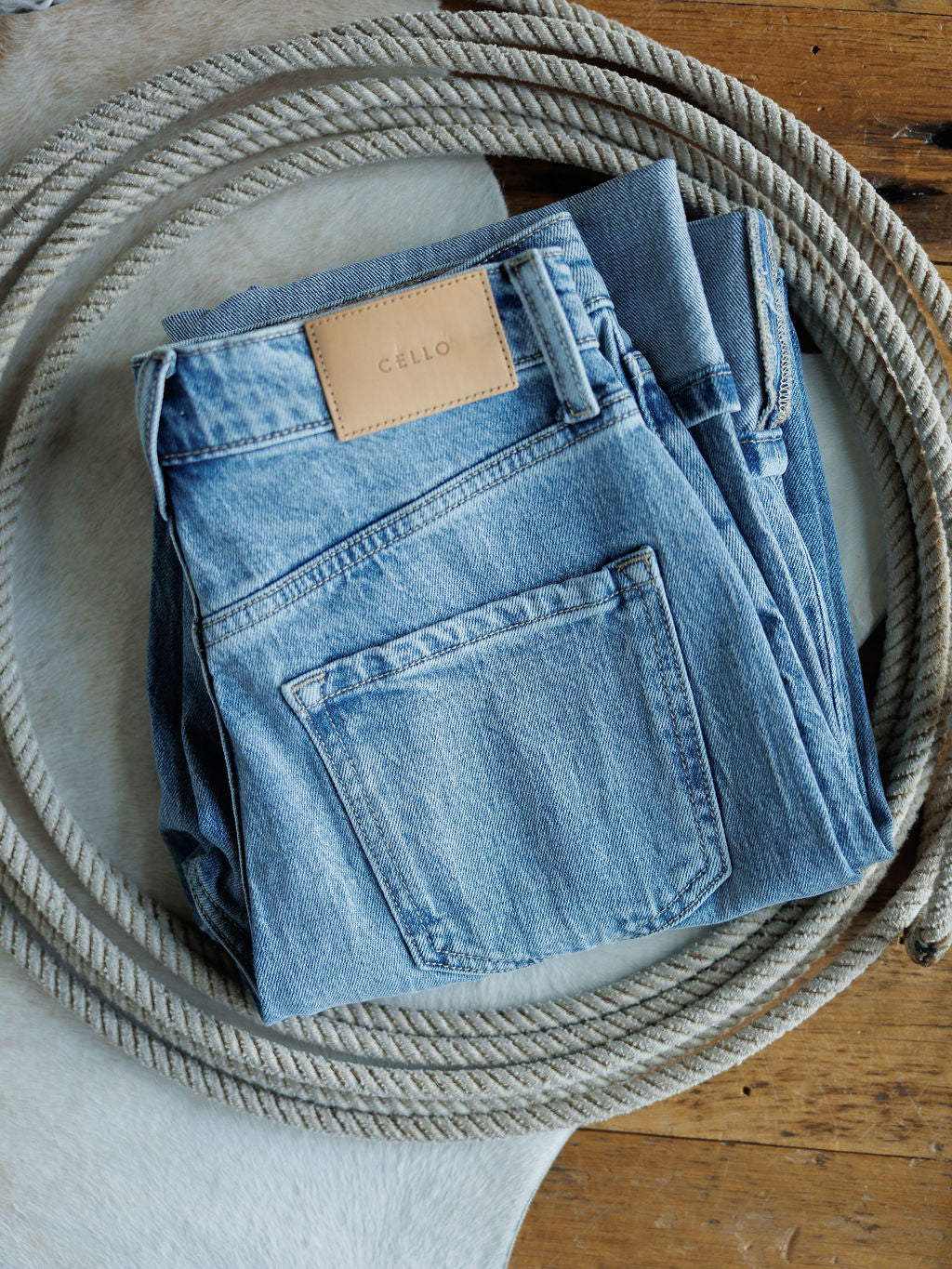 The Landry High Rise Relaxed Straight Leg Jean