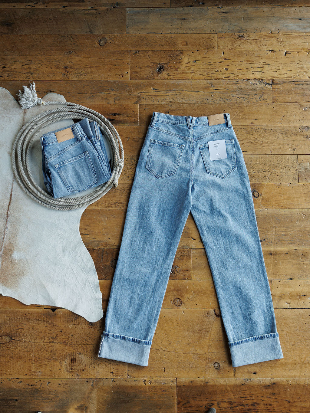 The Landry High Rise Relaxed Straight Leg Jean