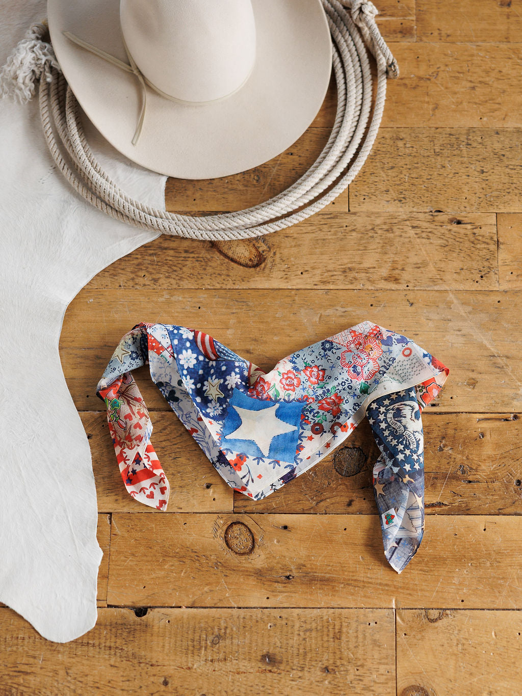 Western American Neck Scarf