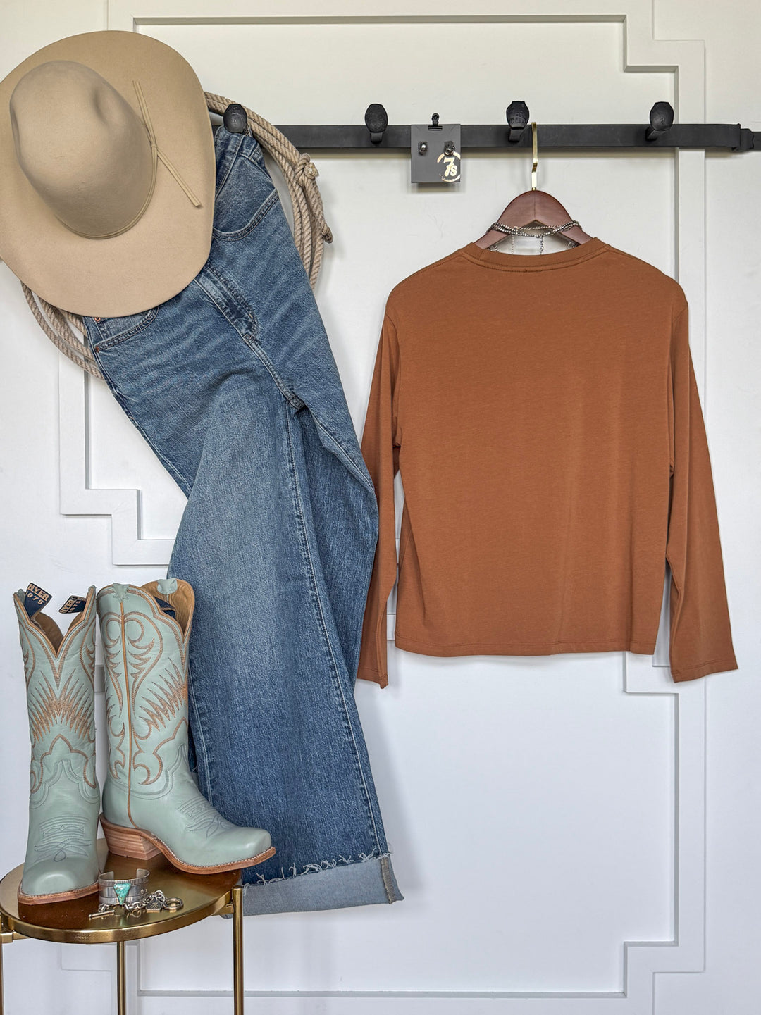 Colville Caramel Basic Top