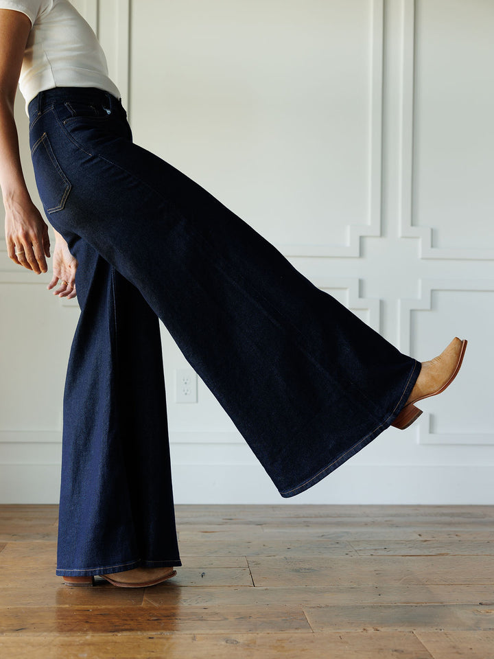 The Hendrix High Rise Wide Leg Jean