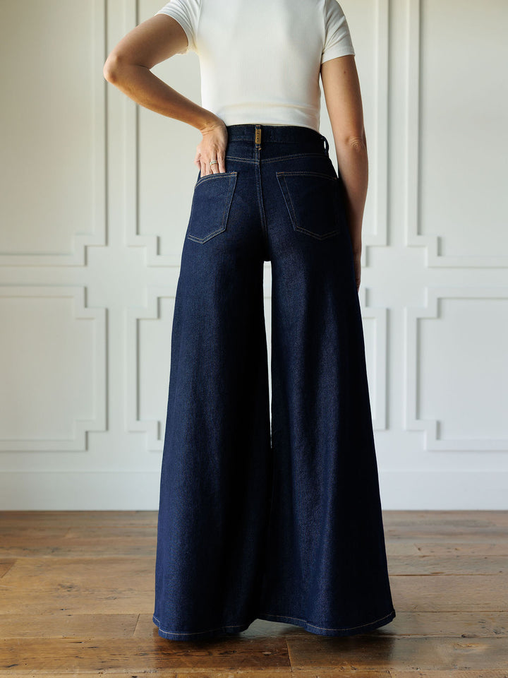 The Hendrix High Rise Wide Leg Jean
