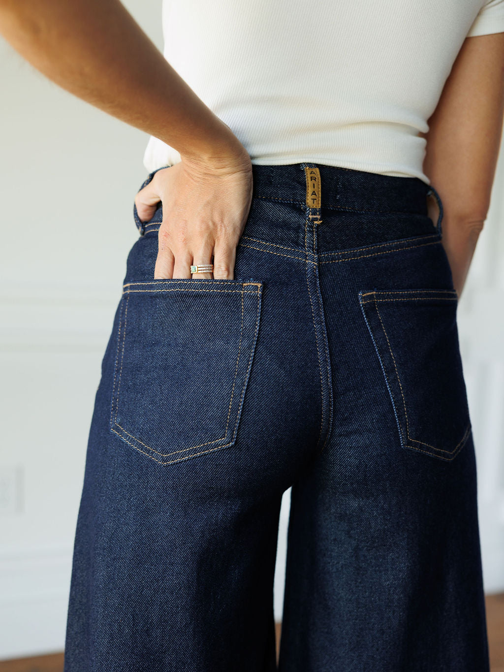 The Hendrix High Rise Wide Leg Jean