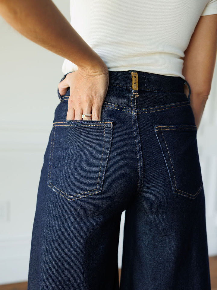 The Hendrix High Rise Wide Leg Jean