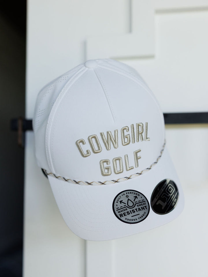 Cowgirl Golf Cap {White}