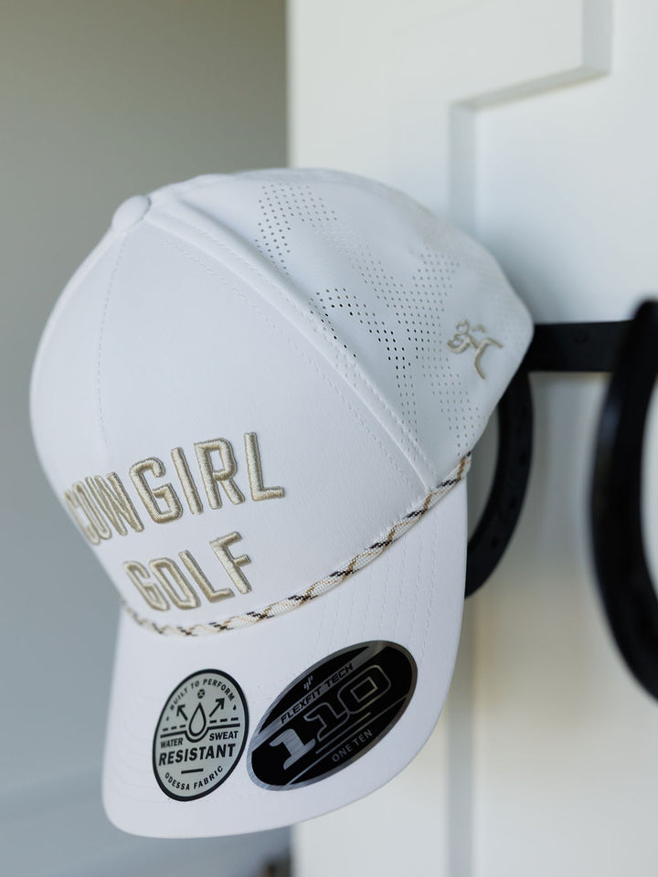 Cowgirl Golf Cap {White}