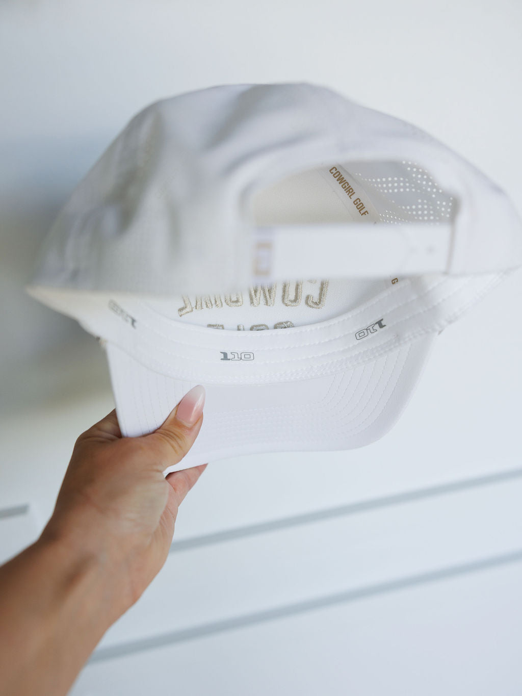 Cowgirl Golf Cap {White}