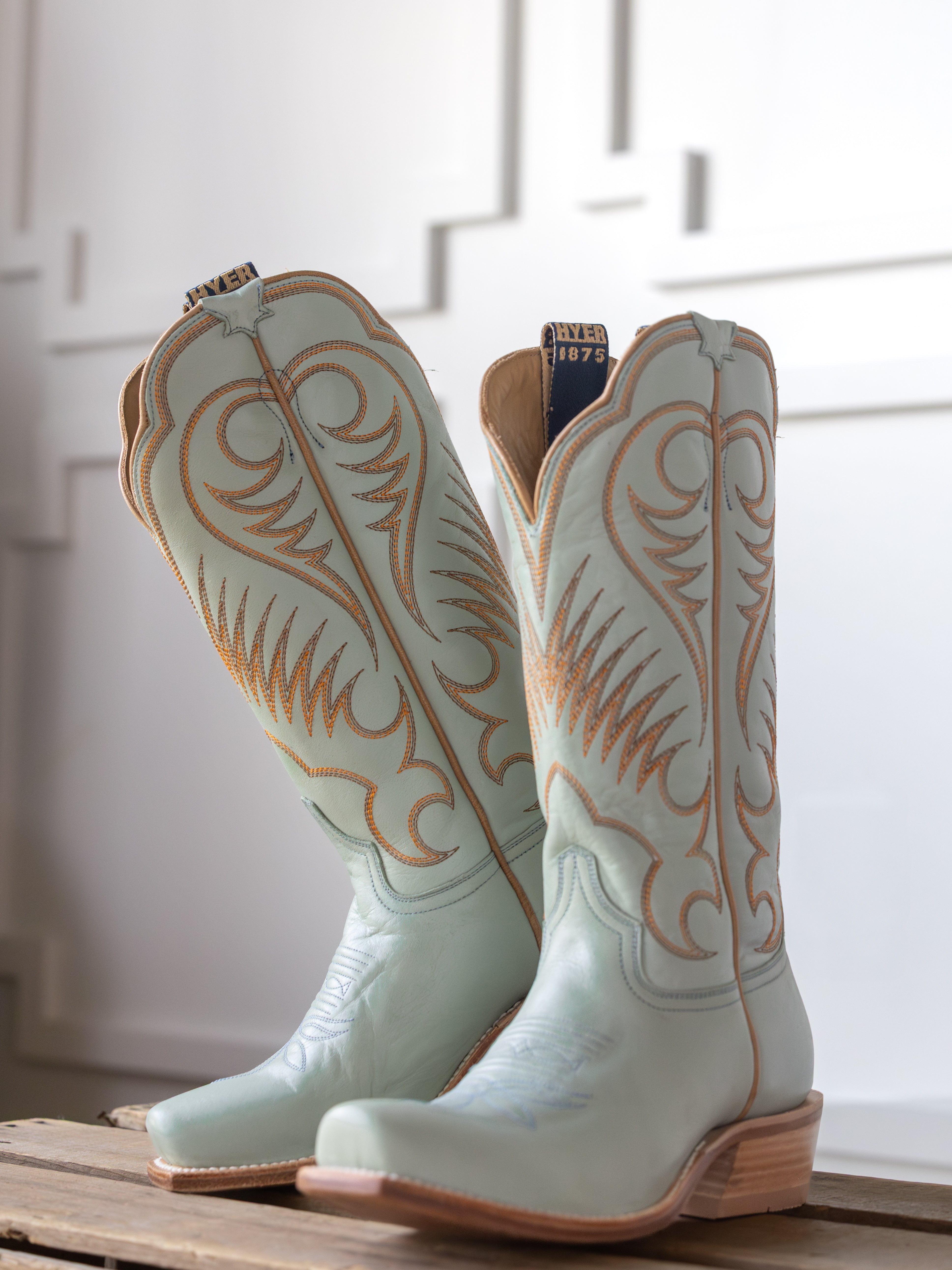 エネスコ社　マーベルルーシーアトウェル 529575 The Leawood Boot {Robin's Egg} – Savannah Sevens western life{&}style