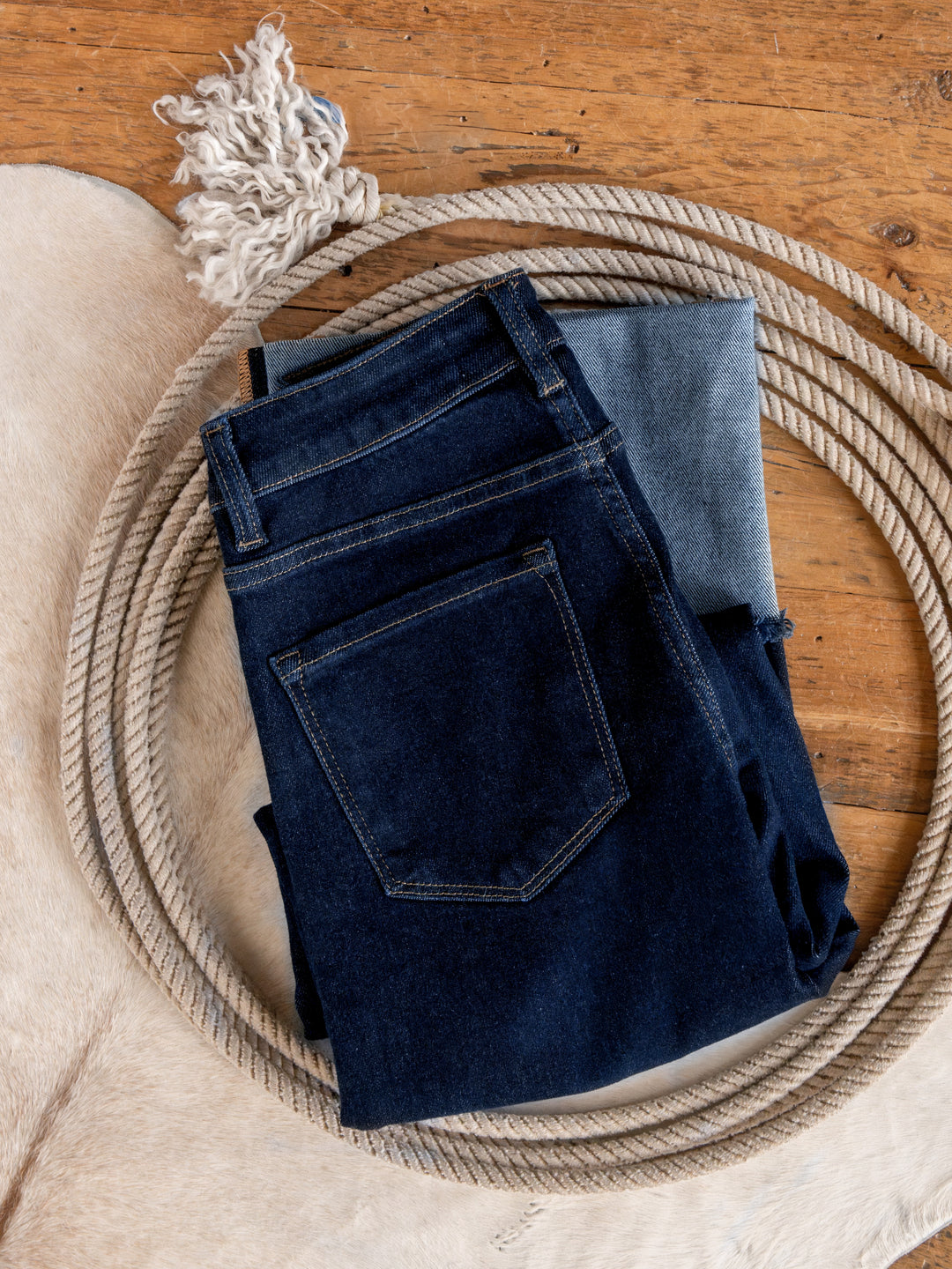 The Carson High Rise Wide Leg Jean