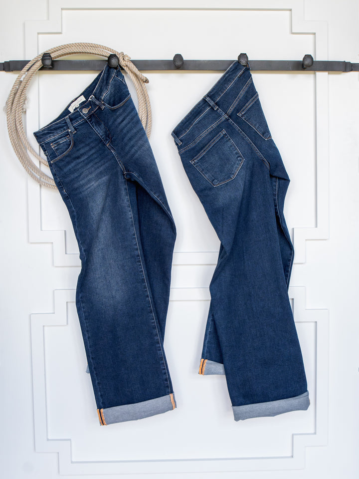 The Kase High Rise Wide Leg Jean