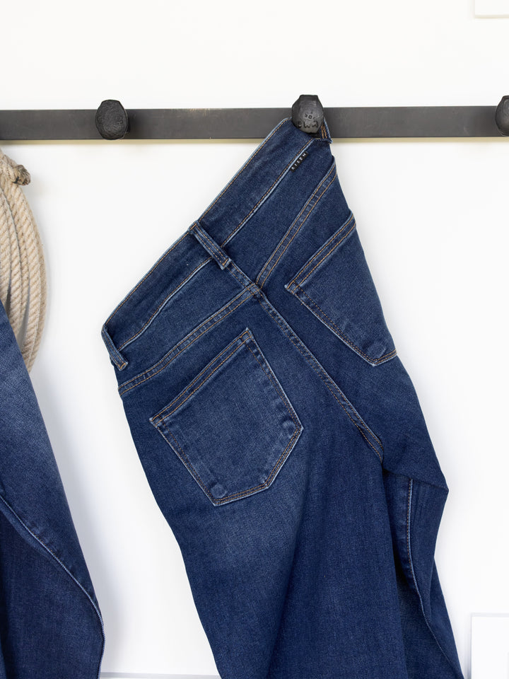 The Kase High Rise Wide Leg Jean
