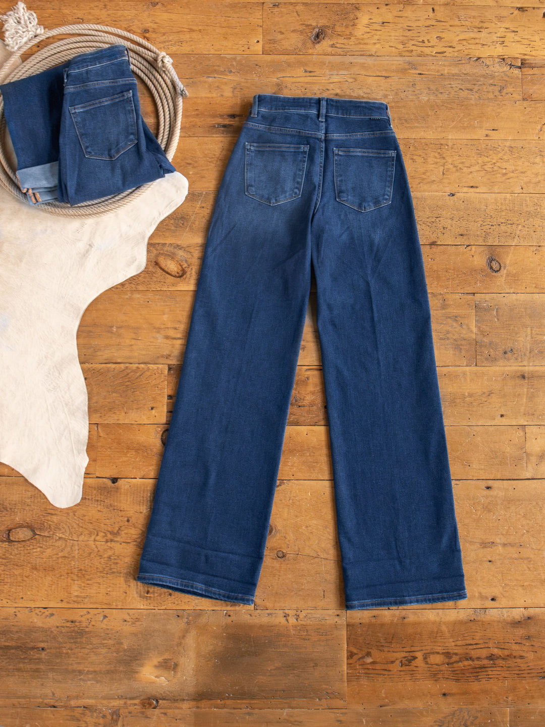 The Kase High Rise Wide Leg Jean