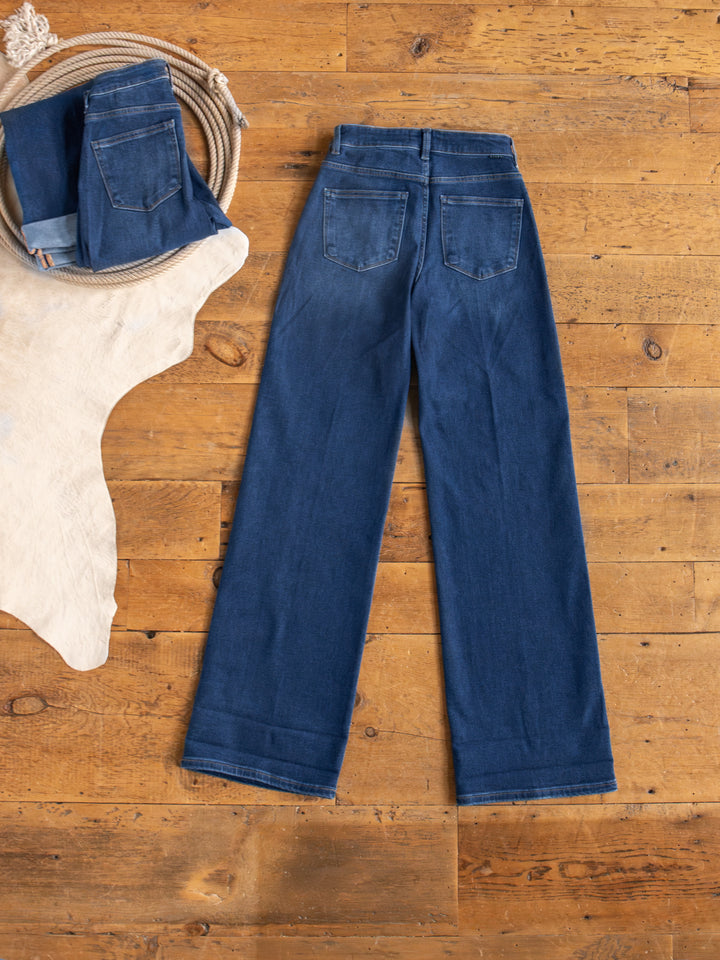 The Kase High Rise Wide Leg Jean