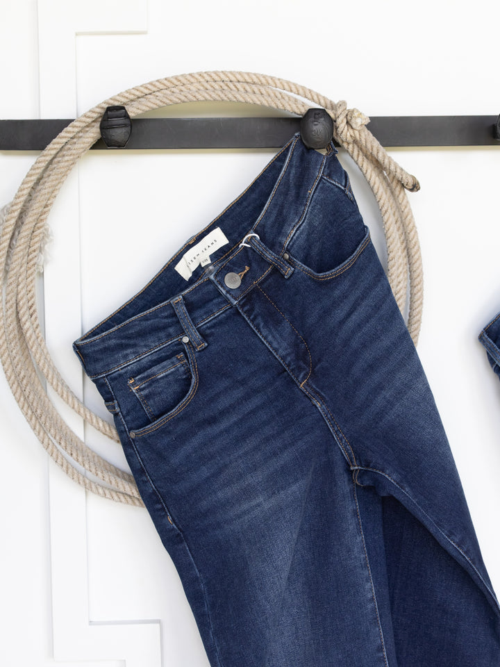 The Kase High Rise Wide Leg Jean