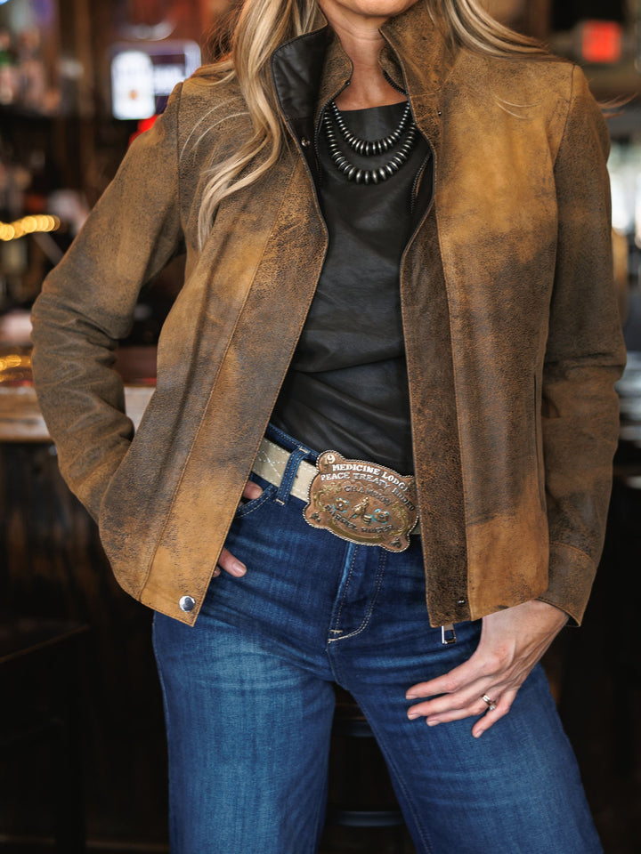 Rancho Cordova Suede Jacket