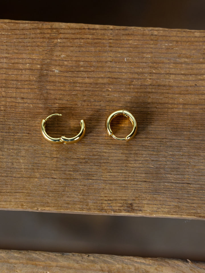 Madera Gold/Silver Mini Hoop Earrings