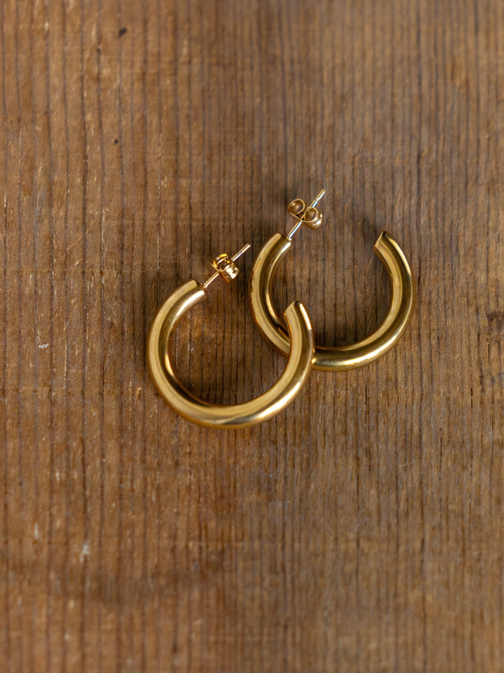 Parton Gold Hoop Earrings