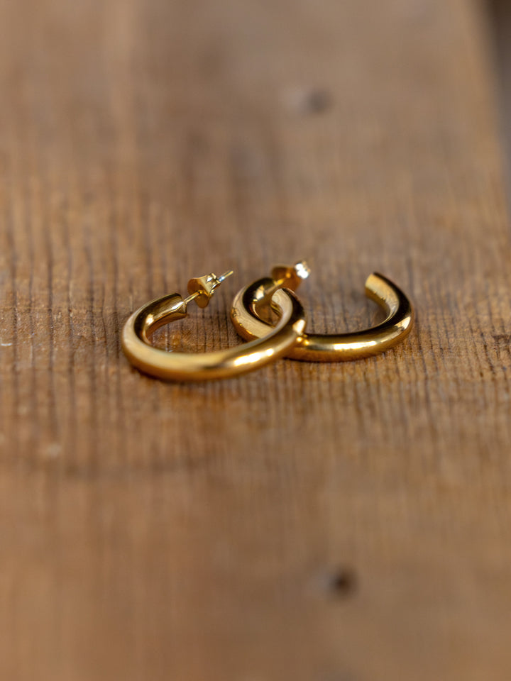 Parton Gold Hoop Earrings