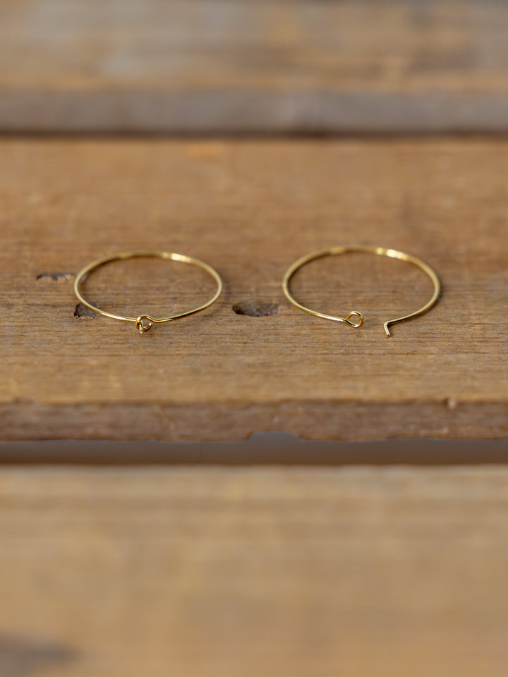 Levy Gold/Silver Hoop Earrings