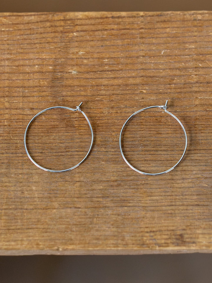 Levy Gold/Silver Hoop Earrings
