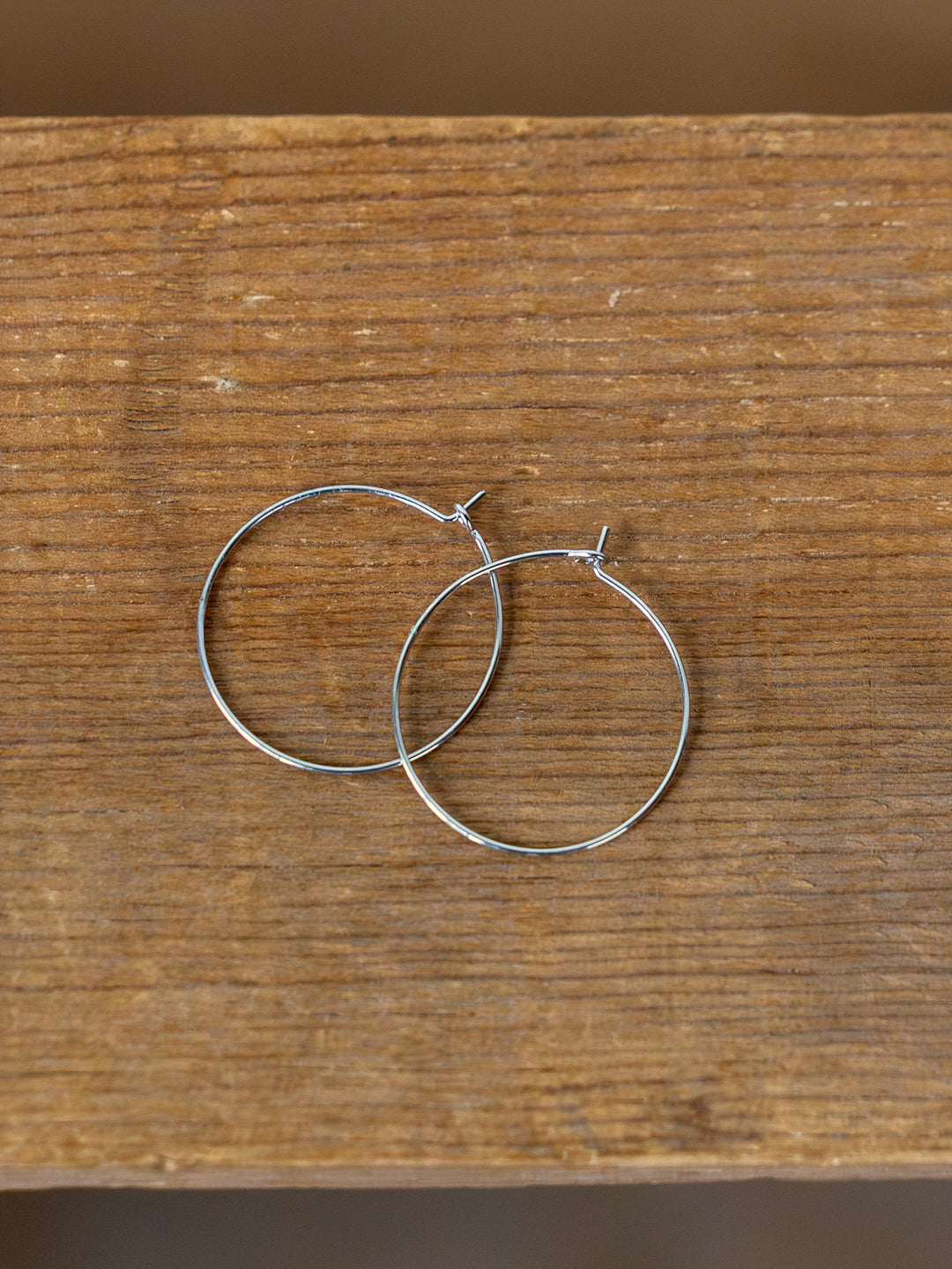 Levy Gold/Silver Hoop Earrings