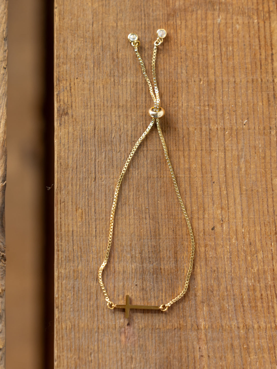Bethel Gold/Silver Cross Bracelet