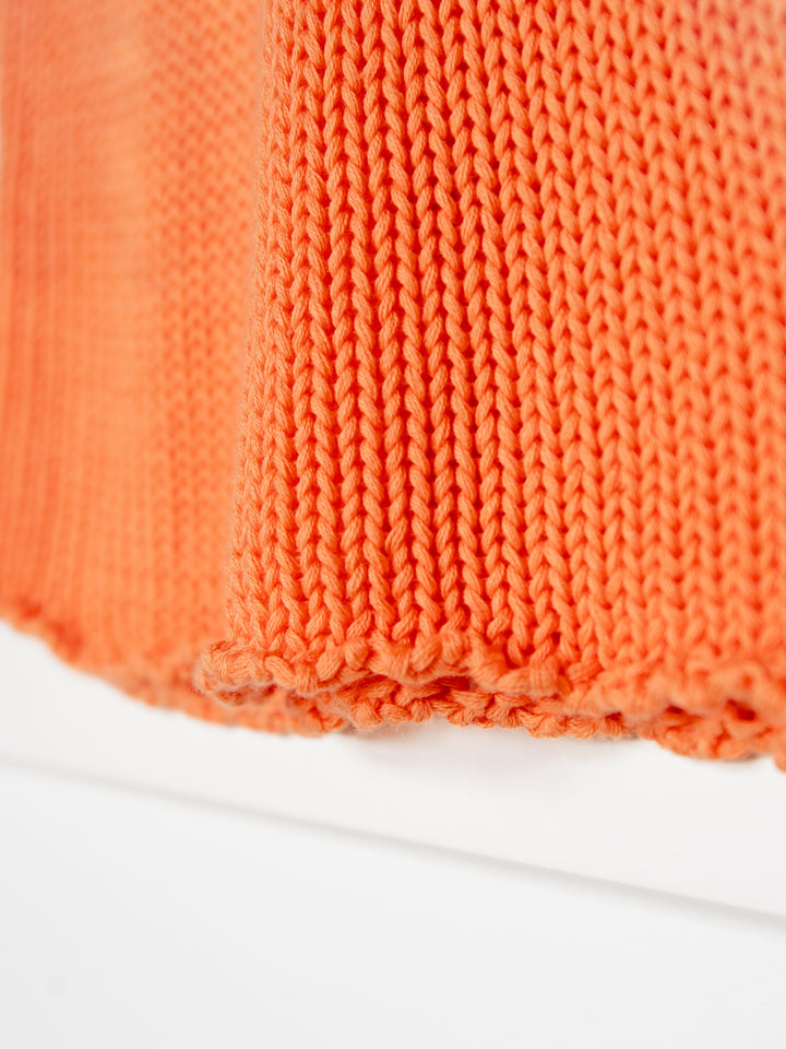 Sweetwater Coral Orange Knit Tank