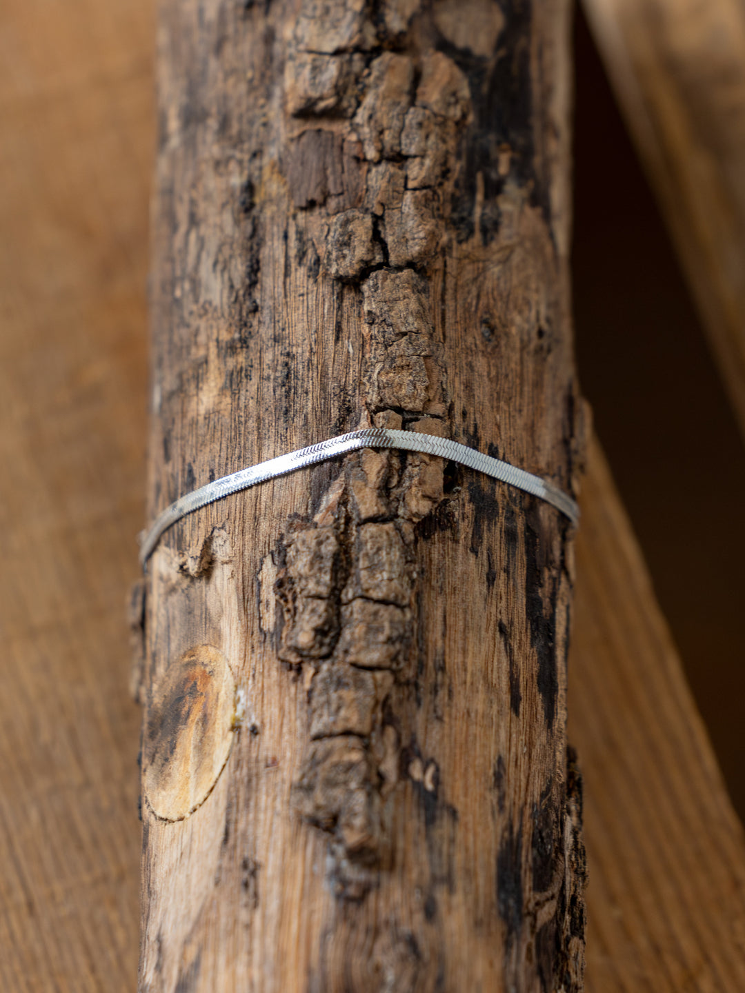 Norvell Silver Herringbone Bracelet