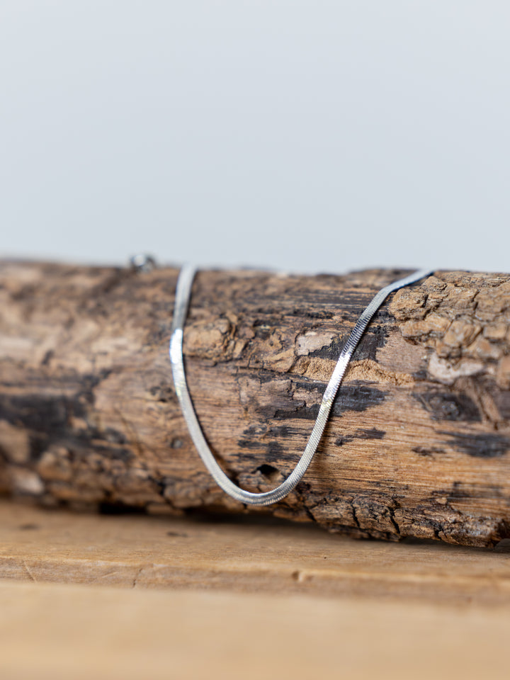 Norvell Silver Herringbone Bracelet