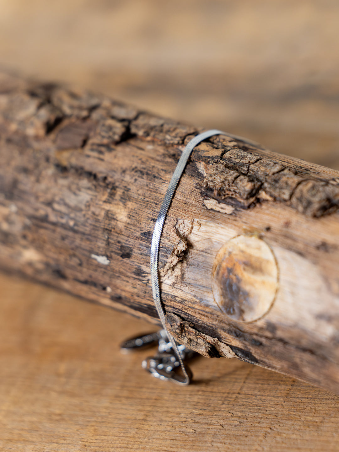 Norvell Silver Herringbone Bracelet