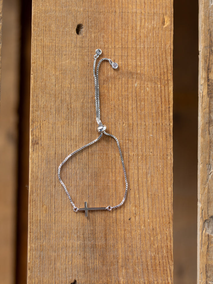 Bethel Gold/Silver Cross Bracelet