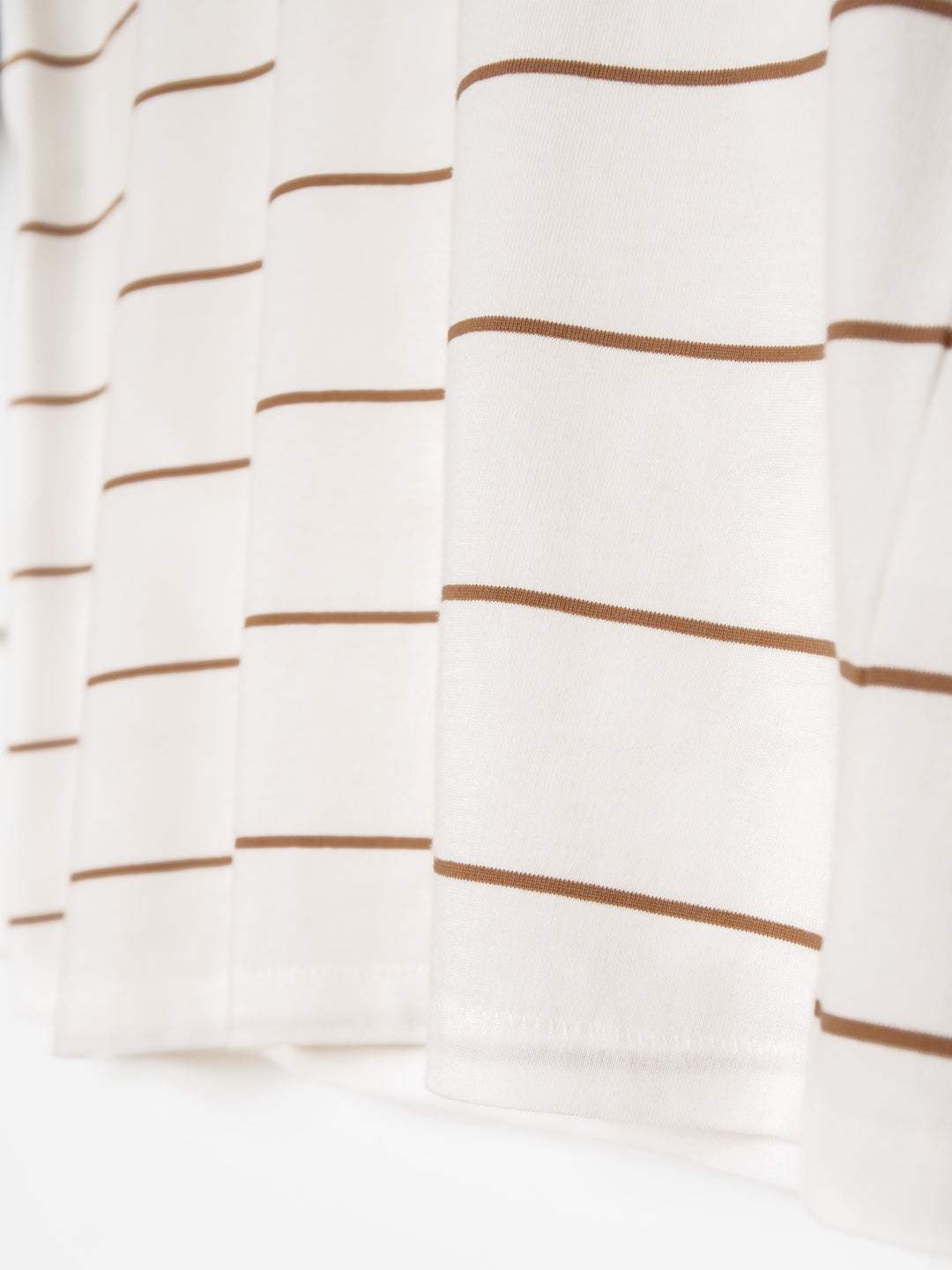 Denning White Striped Tee
