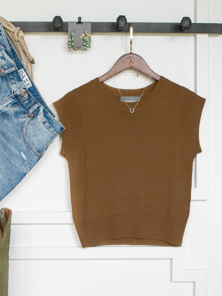 Dacoma Bronze Knit Top