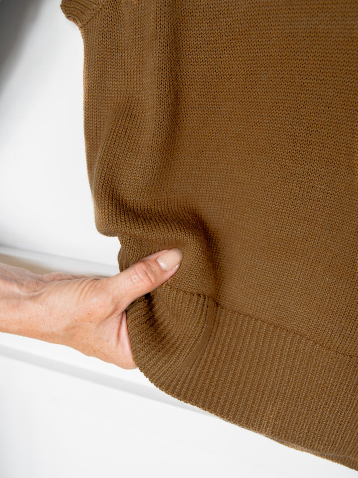 Dacoma Bronze Knit Top