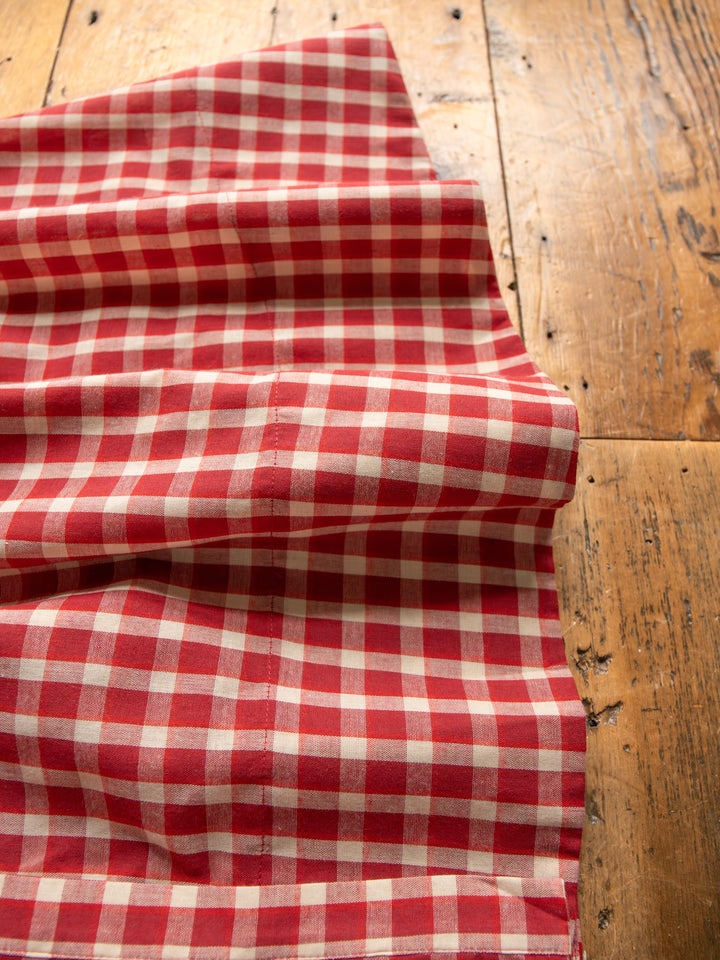 Tolland Red Gingham Button Up Dress