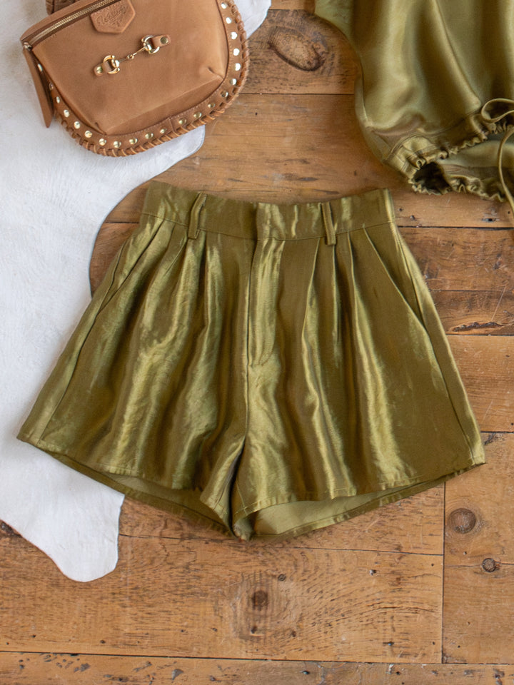 Caddo Olive Satin Set